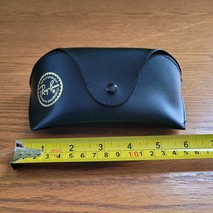 RayBan sunglass case CASE ONLY fits Aviator, Black